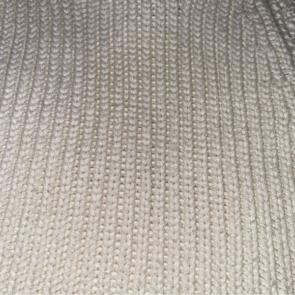 SHOW ME YOUR MUMU COLBY CROP SWEATER TANK TOP IN MARSHMALLOW KNIT MOCK NECK - Picture 6 of 7